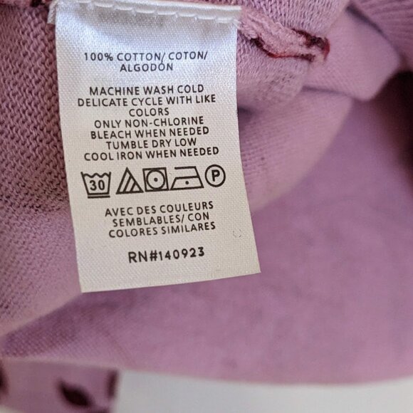 Ann Taylor 100% Cotton Pink and Red Floral Sweater - So Soft - Size Medium - Picture 4 of 5